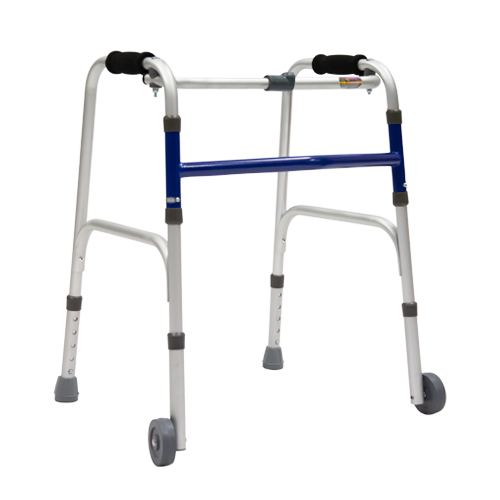 Andadera de Aluminio con Ruedas - Tamaño Junior - Plegable