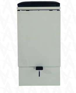 Bote blanco de basura