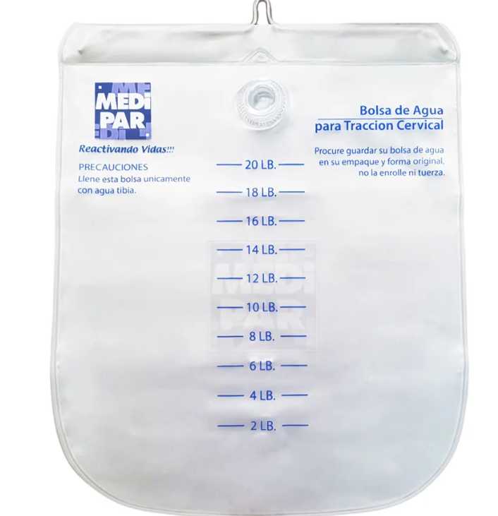 Bolsa para tracción cervical