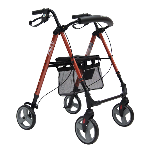 Andadera Rollator KD de Aluminio - Plegable con Ruedas