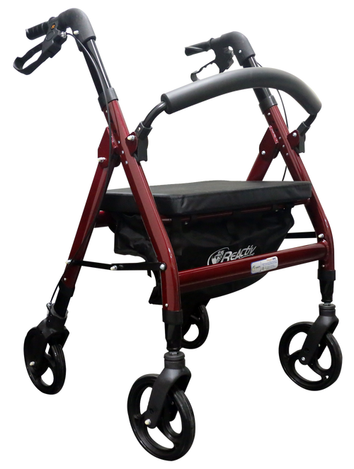 Andadera Rollator Bariátrica Extra Ancha - Plegable con Ruedas
