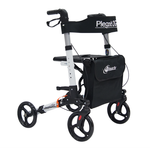 Andadera Rollator de Aluminio Ultra Plegable con Ruedas