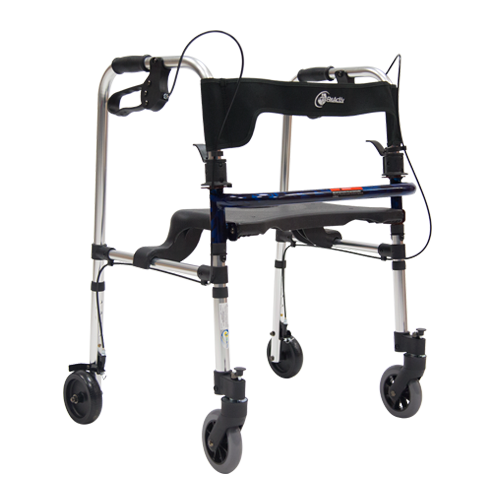 Andadera de Aluminio de Super Lujo con Asiento y Frenos