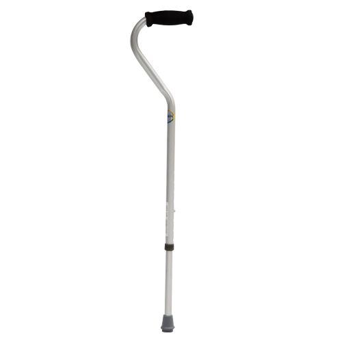Bastón de Aluminio de 1 Apoyo - Cuello de Ganso