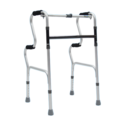 Andadera de Aluminio Recíproca Doble Apoyo - Plegable