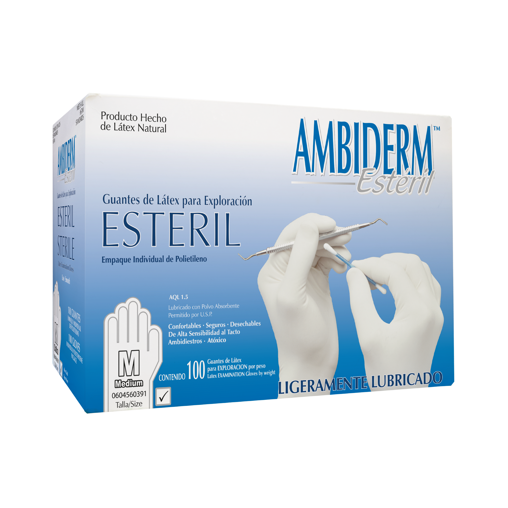 Guantes de látex para exploración (Estéril)