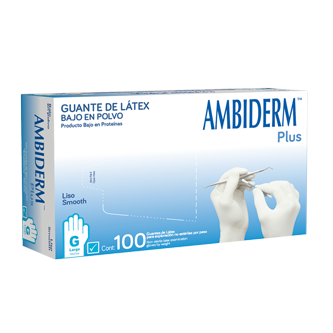 Guantes de látex para exploración (Plus)