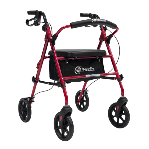 Andadera Rollator de Aluminio Ultra Compacta de Lujo con Ruedas