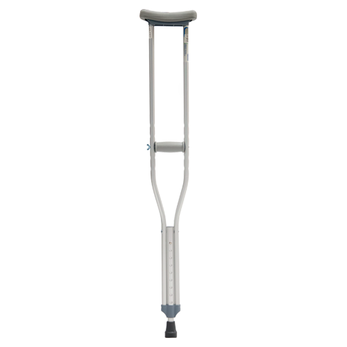 Muletas de Aluminio con Ajuste Telescópico