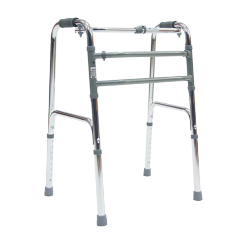 Andadera Doble Función de Aluminio con Soporte Frontal Reforzado - Acabado Brillante
