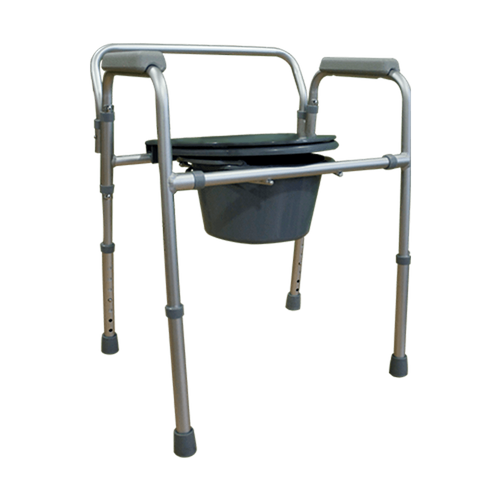 Cómodo de Aluminio con Respaldo Acabado Natural