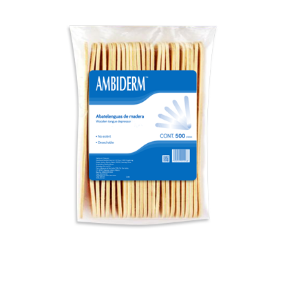 Abatelenguas de Madera 500