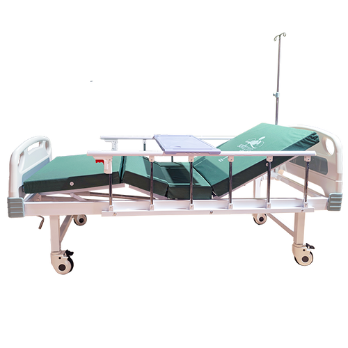 Cama Hospitalaria Manual ReActiv de 2 Funciones con Manivelas, Piecera y Cabecera de ABS Desmontables