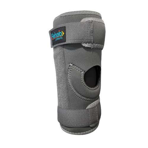 Rodillera Larga de Neopreno con Varillas Flexibles y Broche de Contactel Rehab