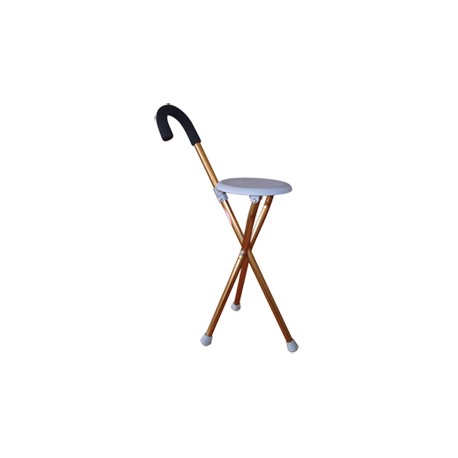 Baston con Asiento Bronce