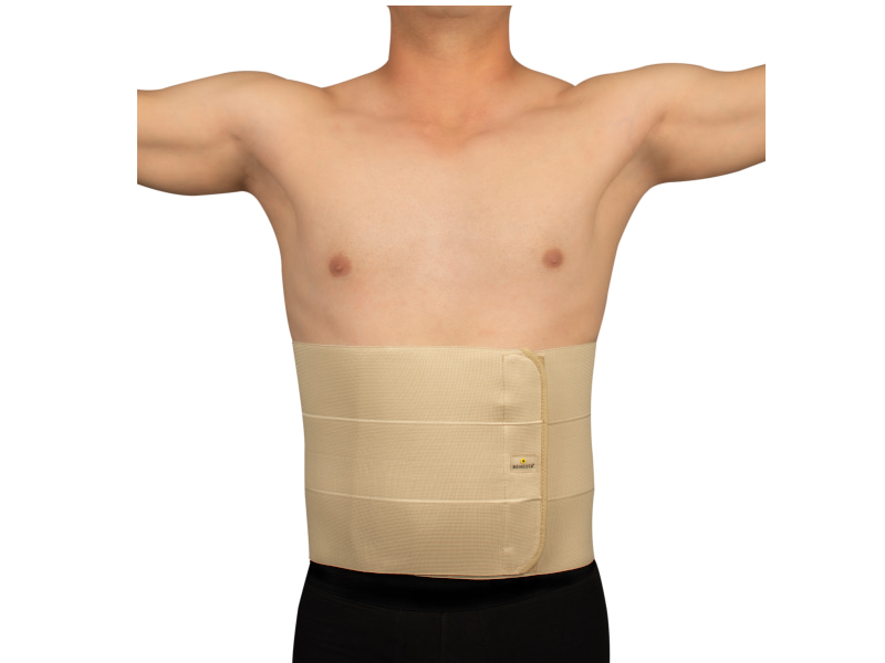 Faja Abdominal Tri Panel Elastica Beige