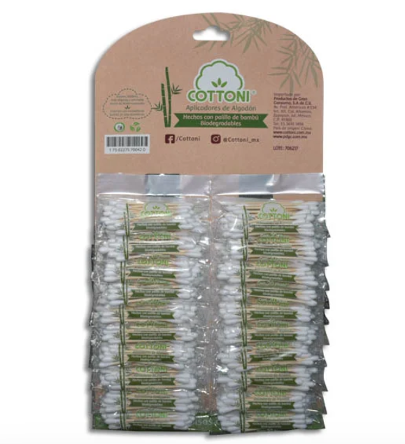 Aplicadores de algodon cottoni