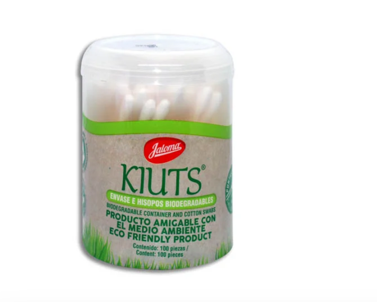 Aplicadores de algodon kiuts biodegradables