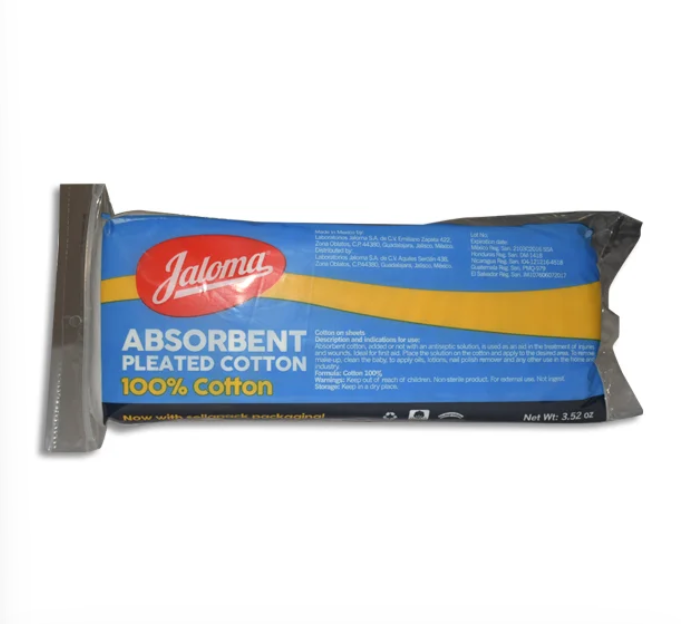Algodón Absorbente Plisado Jaloma