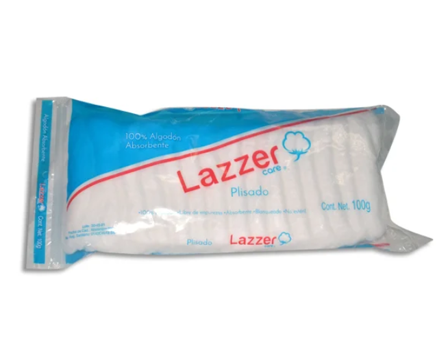 Algodón Absorbente Plisado Lazzer