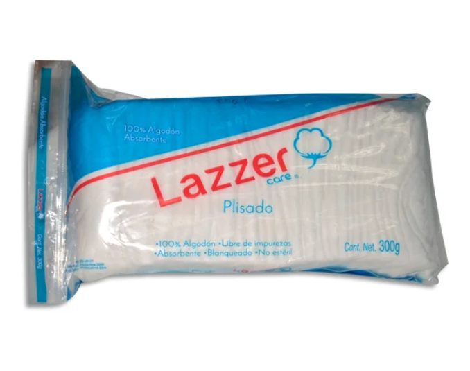 Algodón Absorbente Plisado Lazzer
