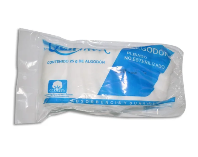 Algodón Absorbente Plisado Quirmex