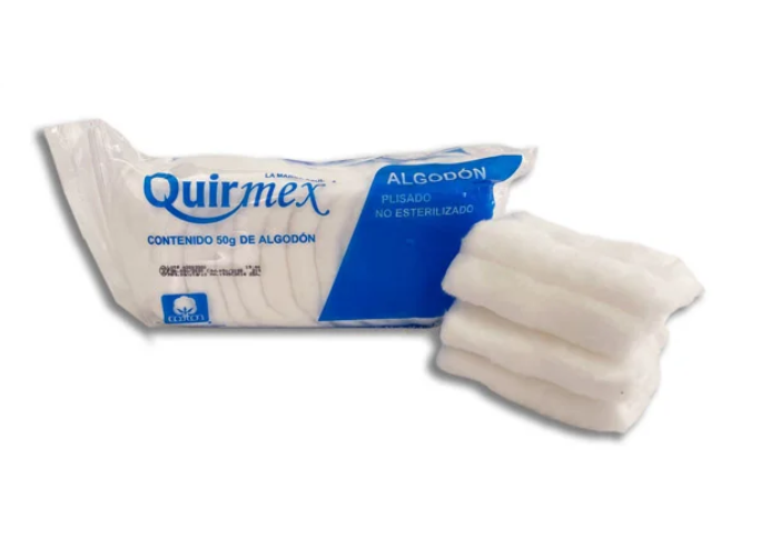 Algodón Absorbente Plisado Quirmex