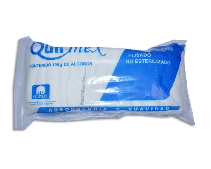 Algodón Absorbente Plisado Quirmex
