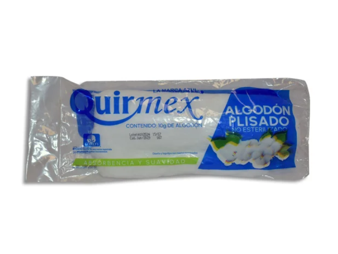 Algodón Absorbente Plisado Quirmex