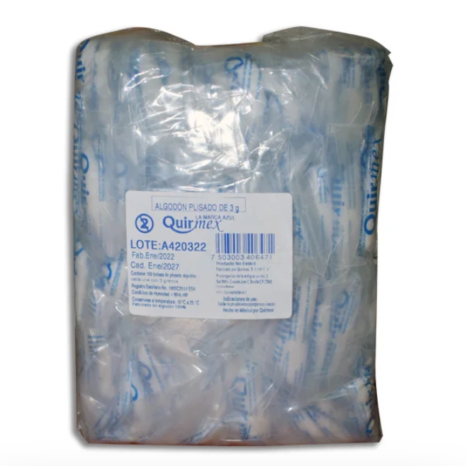 Algodón Absorbente Sobre 3GR Quirmex