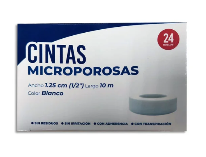 Cinta Microporosa BCA Cintapore 1.25CMX10M
