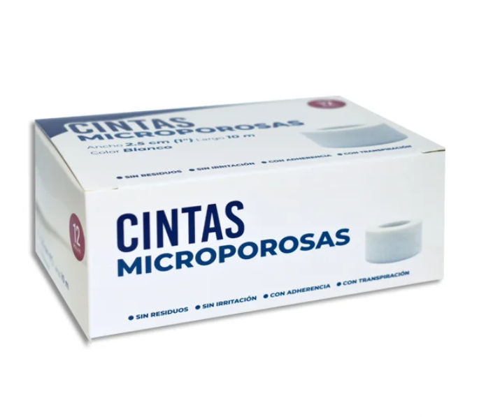 Cinta Microporosa BCA Cintapore 2.5CMX10M