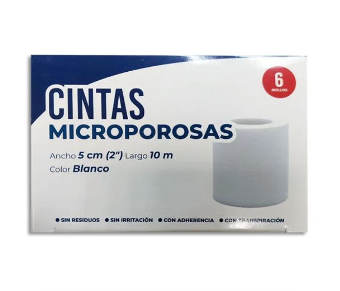 Cinta Microporosa BCA Cintapore 5CMX10M