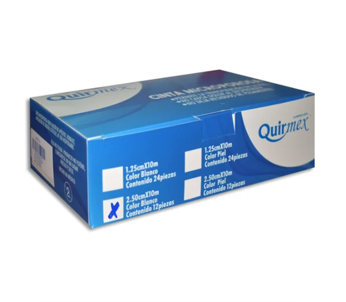Cinta Microporosa BCA Quirmex 2.5CMX10M