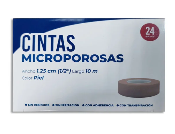 Cinta Microporosa Piel Alfa Cintapore 1.25CMX10M
