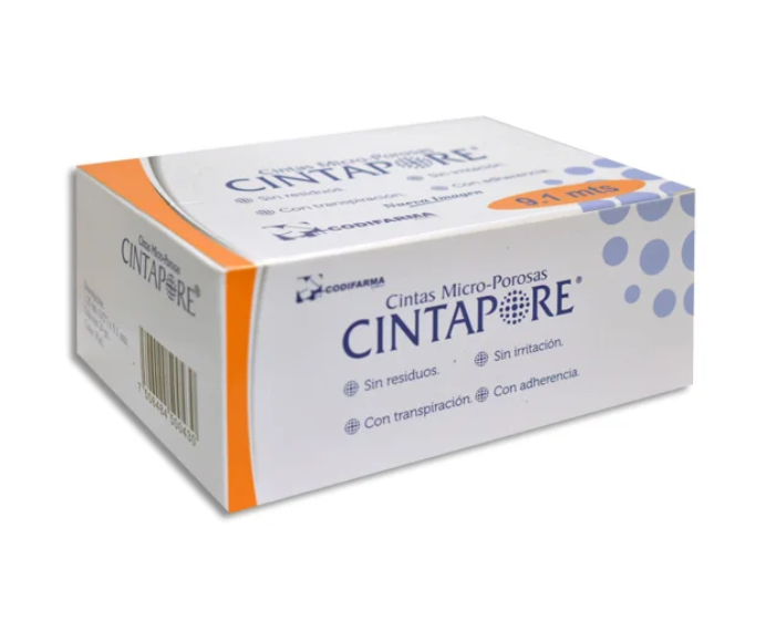 Cinta Microporosa Piel Alfa Cintapore 1.25CMX9.1M