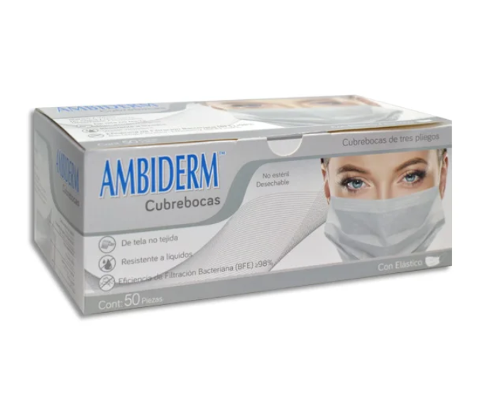 Cubrebocas Ambiderm Blanco