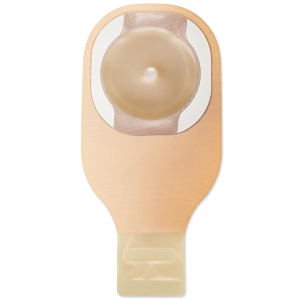 Bolsa para ostomía Drenable de Una Pieza – Barrera Plana CeraPlus™, Cierre Integrado Lock ‘n Roll™ Microseal, con Marco Adhesivo