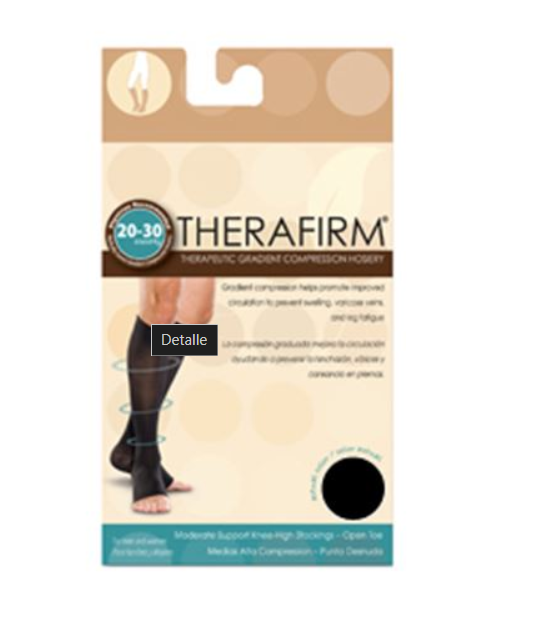 Tobimedia therafirm alta compresión punta desnuda