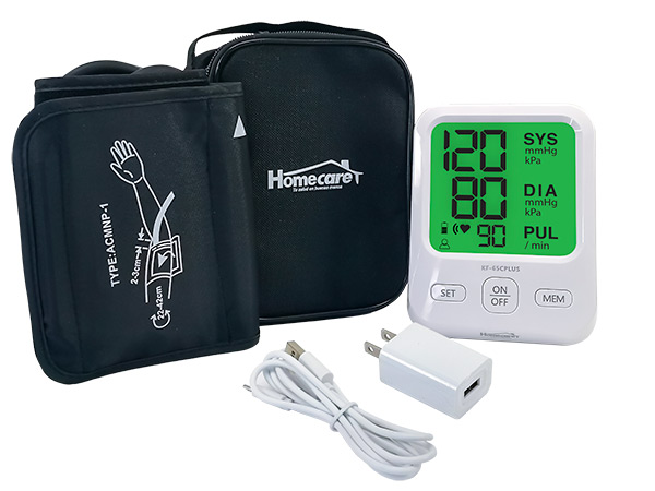 Monitor Digital de Presión Arterial de Brazo KF-65C PLUS