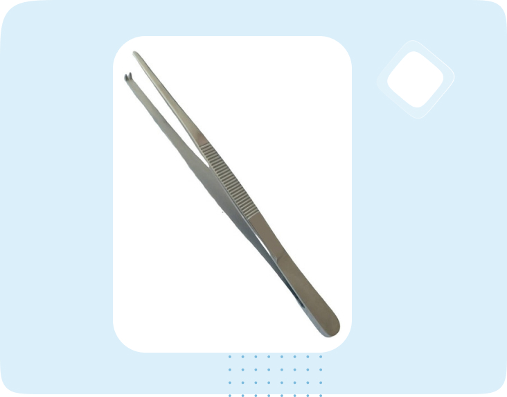 Pinza de Disección con dientes