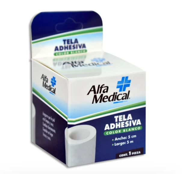 Tela Adhesiva Alfa Medical 5CMX5M