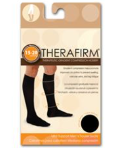 Calcetín Therafirm  caballero mediana Compresión (15-20 mmHg)