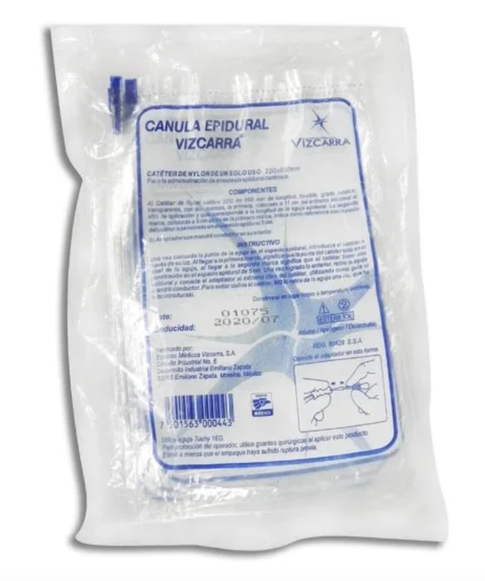 Canula Epidural Viscarra