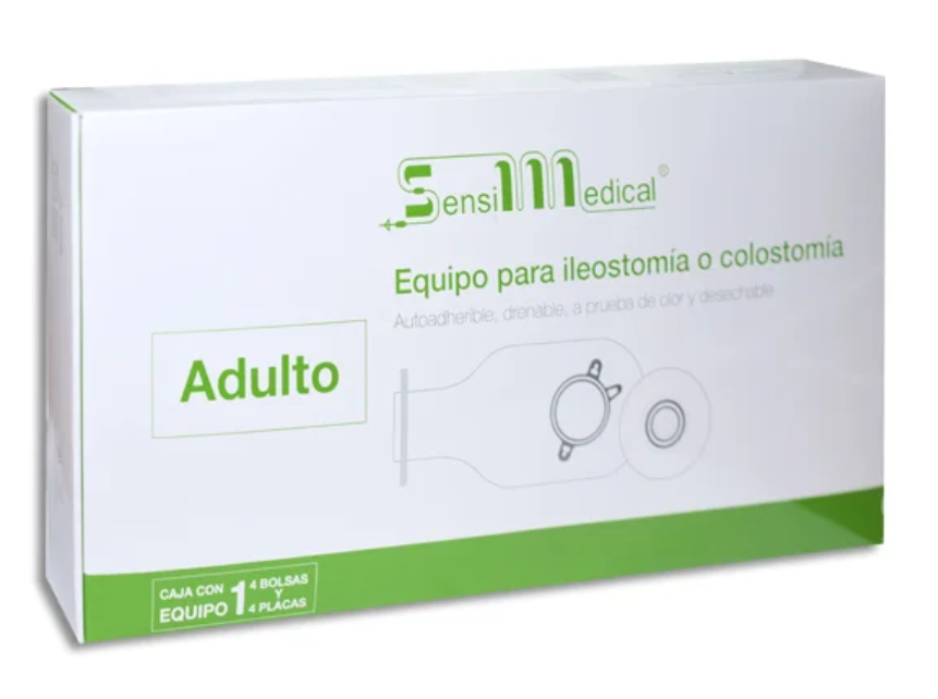 Equipo para ileostomia o colostomia adulto Sensimedical
