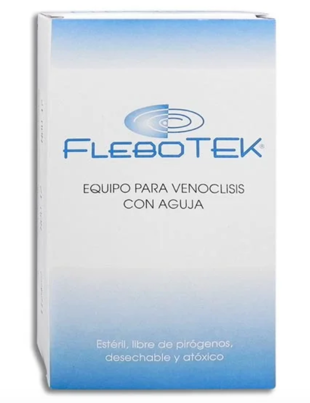 Flebotek con agua