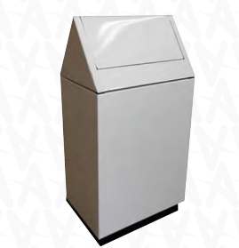 Bote de basura de campana comercial
