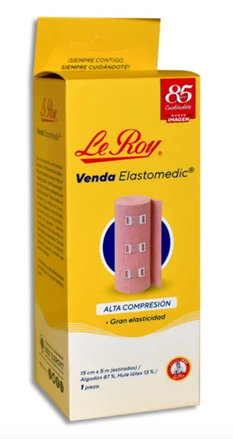 Venda Elastomedic 15cmX5cm Leroy