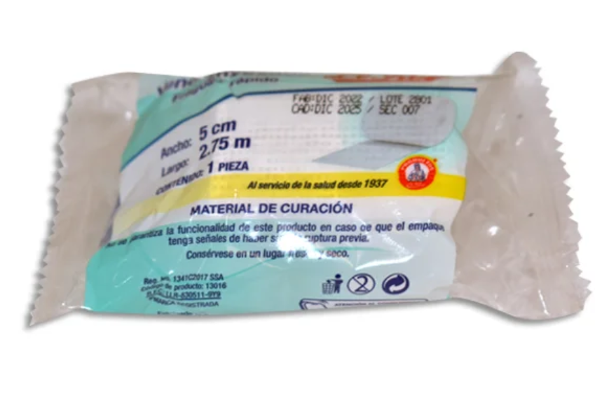 Venda enyesada fraguado rápido Leroy 15X2.75