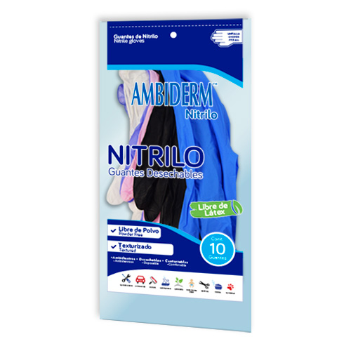 Nitrilo 10 - Guantes de nitrilo para exploración